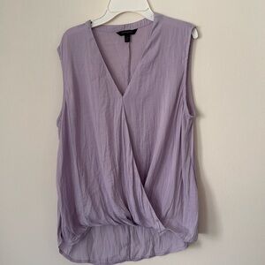 Banana Republic Lavender Wrap Top